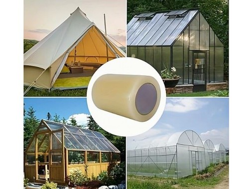 Taśma do folii szklarniowej naprawcza 50mmx10m transparentna