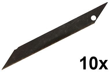 Ostrza do noża ostrze wymienne łamane 9 mm PRECISION 10szt SK-5 BLACK FINISH