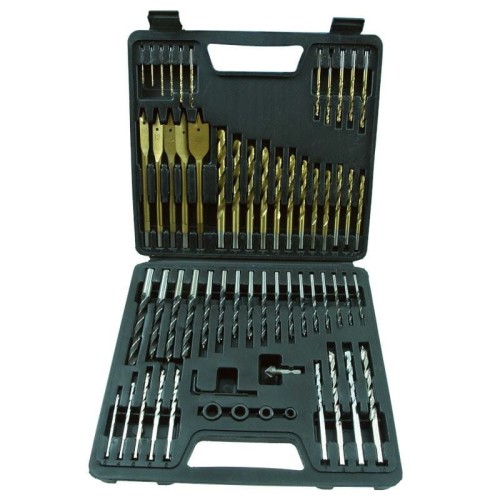 Zestaw wierteł do metalu, drewna i betonu 60 sztuk piórkowe HEX 1-10mm