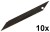 Ostrza do noża ostrze wymienne łamane 9 mm PRECISION 10szt SK-5 BLACK FINISH