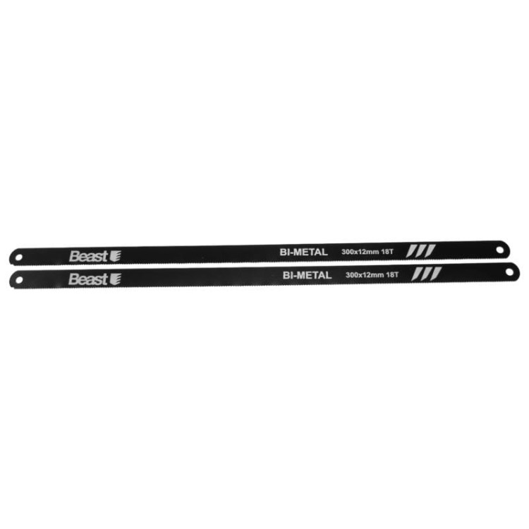 Brzeszczoty do metalu BI-METAL 300x12MM 18T 2 sztuki