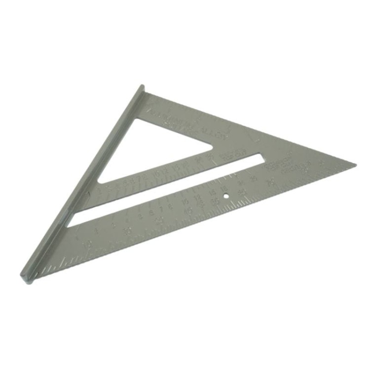 KĄTOWNIK STOLARSKI ALUMINIOWY PRZYMIAR 185 mm 7'