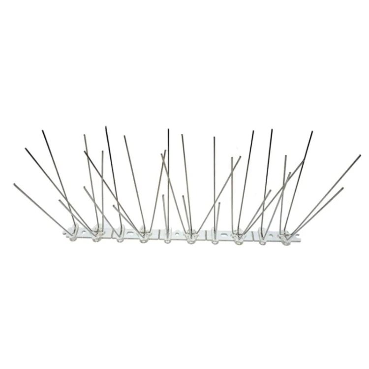Gęste kolce na ptaki gołębie kolce przeciw ptakom 10x 25 cm kolce 2-4-2-4, szerokość: 8cm, Wysokość: 11,5cm