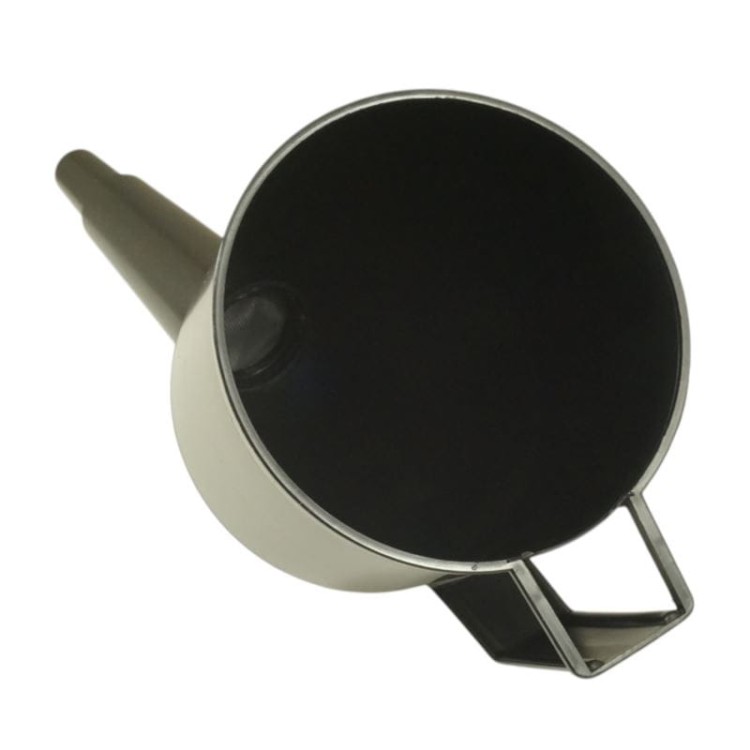 Lejek do paliwa benzyny oleju cieczy skośny z sitkiem HEAVY DUTY 12cm