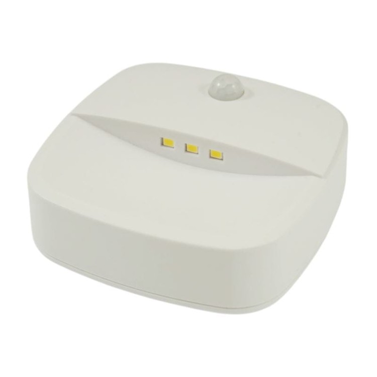 Lampka nocna z czujnikem ruchu 3 LED samoprzylepny 3xAAA