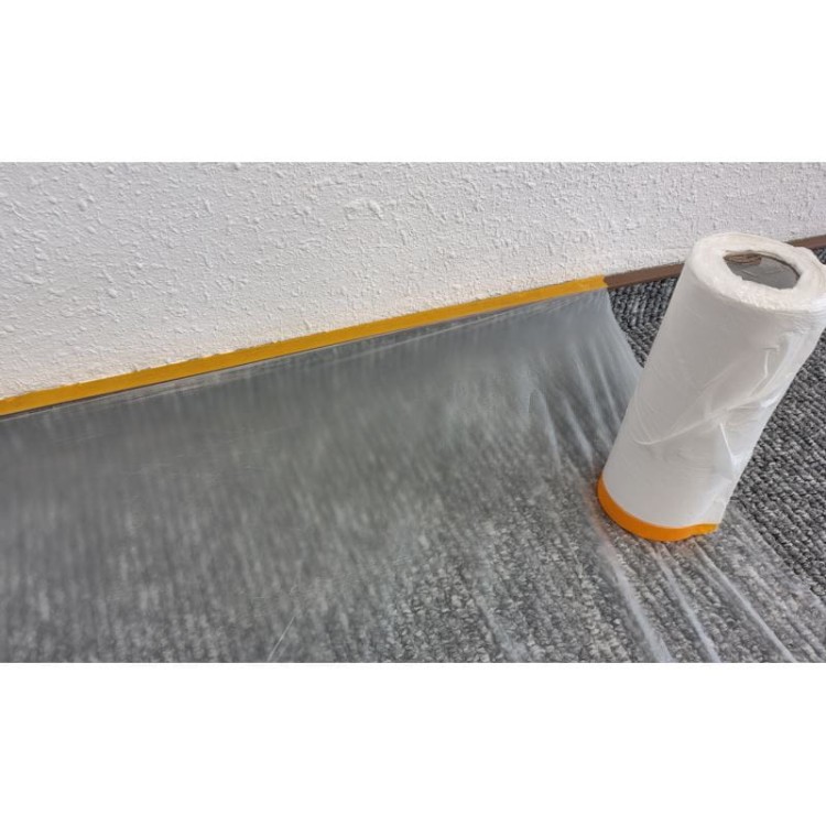 Folia malarska z taśmą 180 cm x 20 m ANTYCHLAP