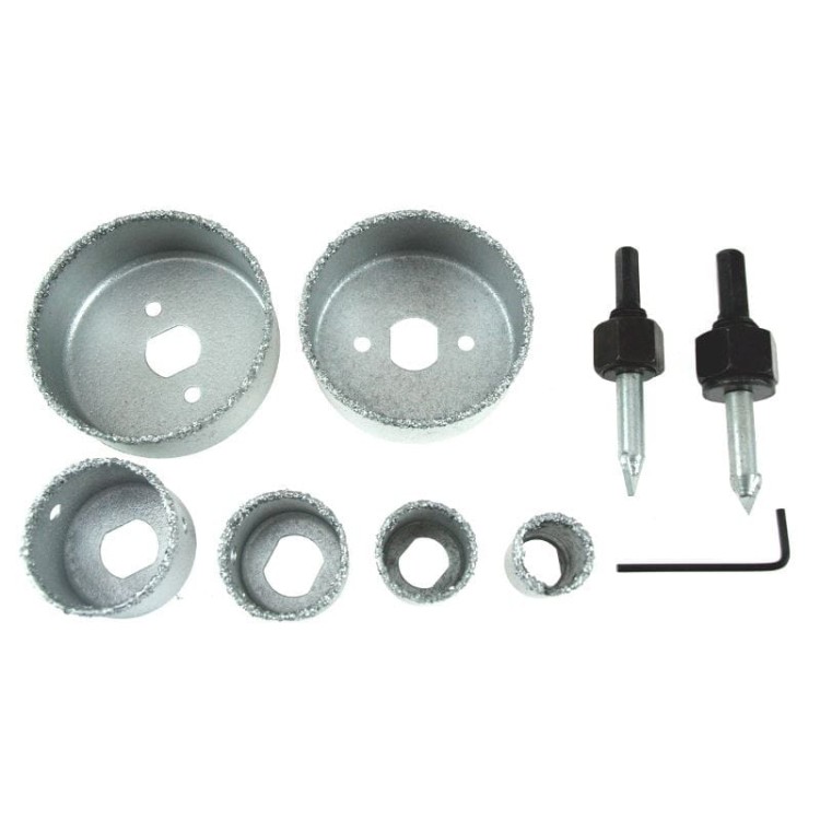 OTWORNICE DO BETONU I GLAZRY 22-73mm ZESTAW 9szt