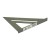 KĄTOWNIK STOLARSKI ALUMINIOWY PRZYMIAR 185 mm 7'