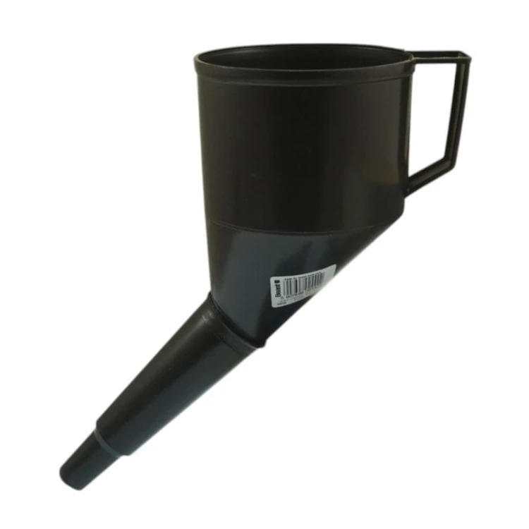 Lejek do paliwa benzyny oleju cieczy skośny z sitkiem HEAVY DUTY 12cm